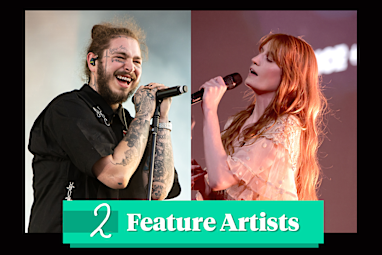 Two: Number of feature artists on the album