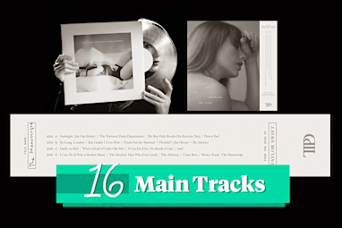 16: Number of main tracks on The Tortured Poet's Department