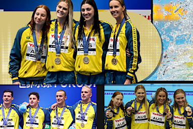 Top swimming relay chances