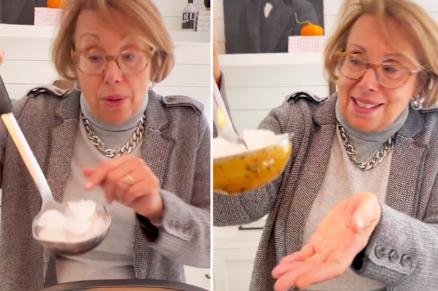 Internet-famous Grandma Babs has shared a handy kitchen hack to help reduce the grease in any dish.