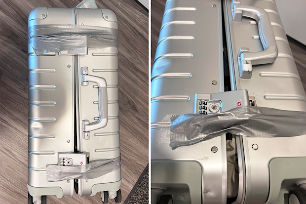 reddit post about destroyed carry on luggage taken by wrong passenger