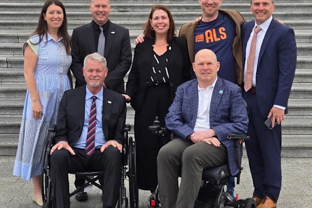 Mr. Dane Goes to Washington! We're on Capitol Hill with @realericdane advocating for the crucial reauthorization of ACT for ALS.