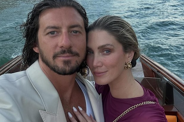 Matthew Copley and Delta Goodrem