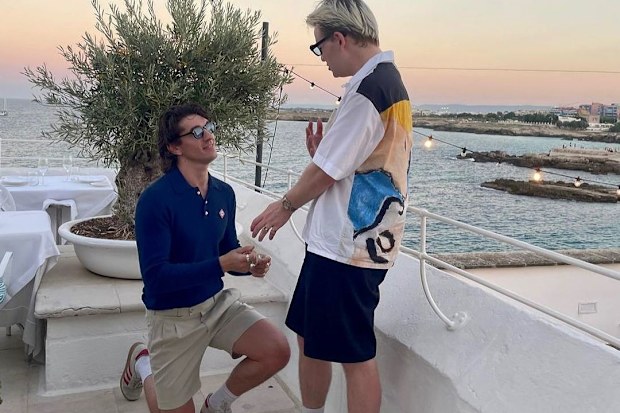 Joel Creasey engaged