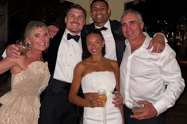 Angus Crichton shares photos from his wedding day