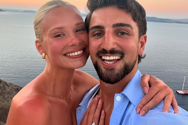 Josh Daicos and Annalise Dalins engaged