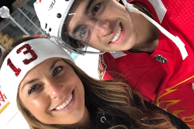 Meredith and Johnny Gaudreau