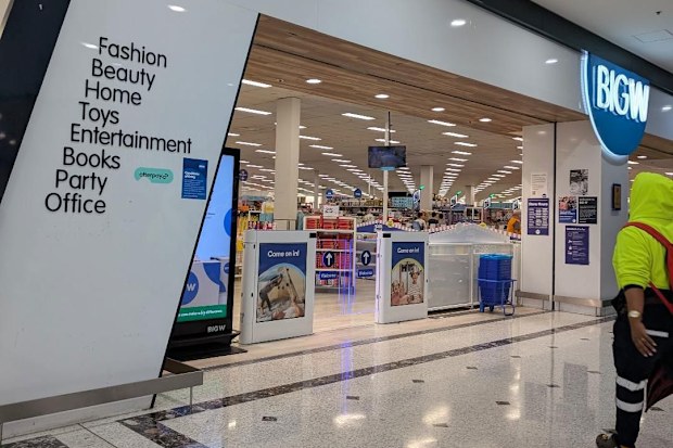 big w penrith major change to entrance and check out process flagship store 