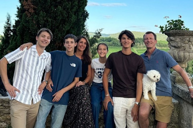 Count Nikolai and his family celebrating his birthday