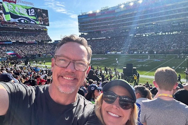 Matthew Lillard at the 2026 Super Bowl