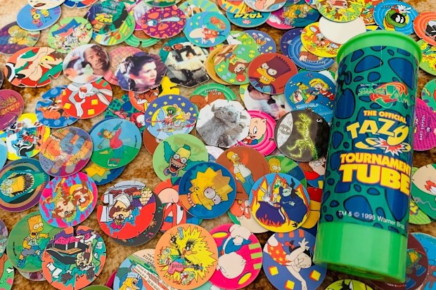 Reddit user's Tazos collection