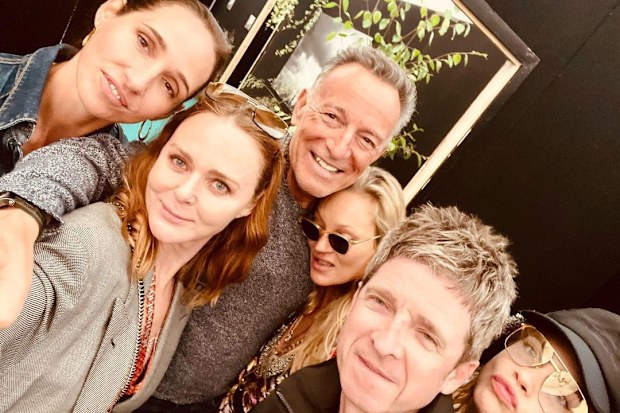 Cara Delevingne with Bruce Springsteen