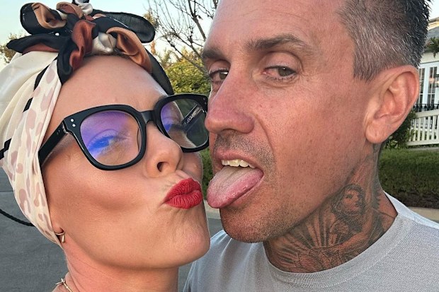 Pink and husband Carey Hart