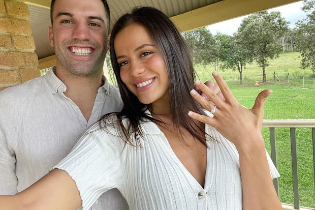 NRL star James Tedesco announces engagement to longtime girlfriend Maria Glenellis