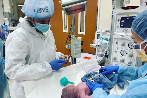 Singer Aaron Carter welcomes a baby boy with fiancée Melanie Martin.