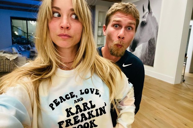 Kaley Cuoco and Karl Cook
