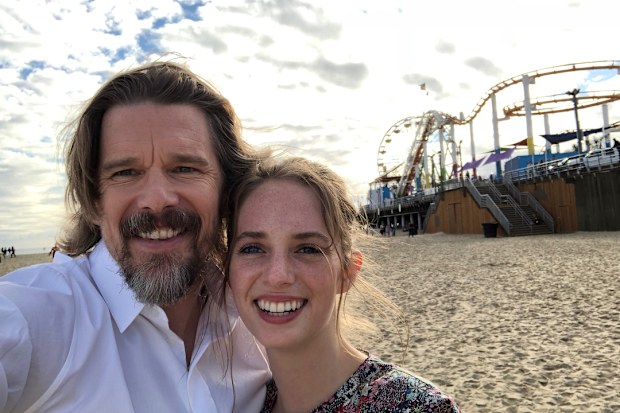 Ethan Hawke and Maya Hawke