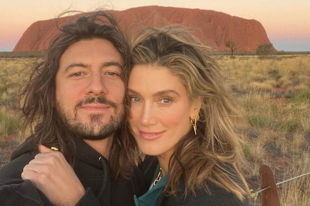 Delta Goodrem and Matthew Copley