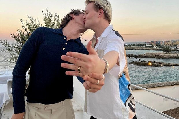 Joel Creasey engaged