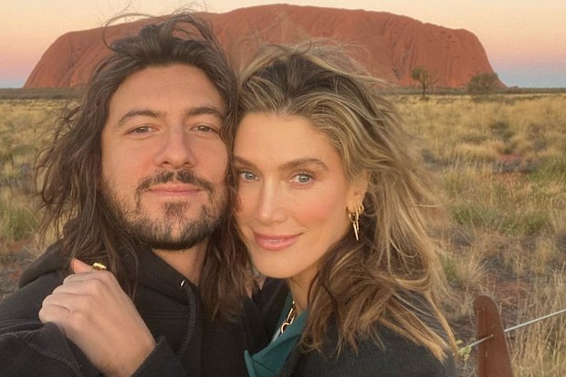 Delta Goodrem and Matthew Copley