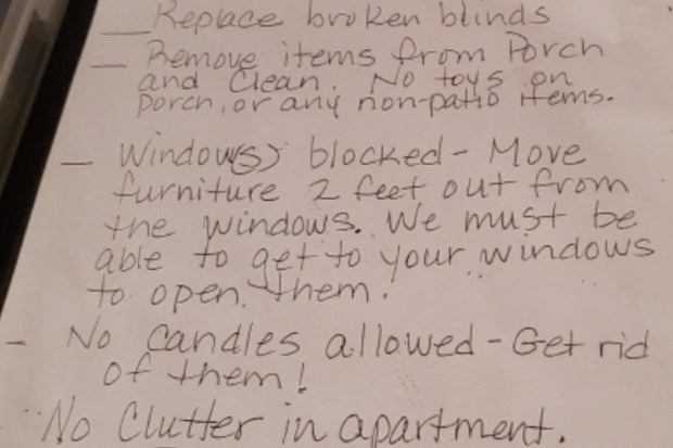 landlord list of demands to tenant