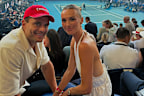 Brooke Hogan and Steven Oleksy at the Australian Open