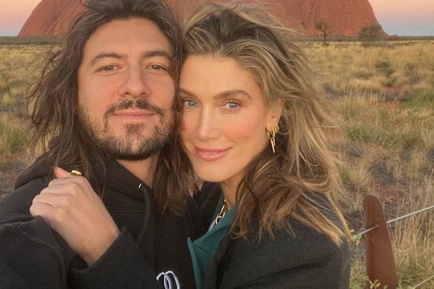 Delta Goodrem and Matthew Copley