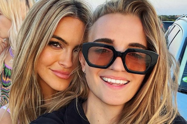 Singer G Flip with partner Chrishell Stause from Netflix series Selling Sunset.