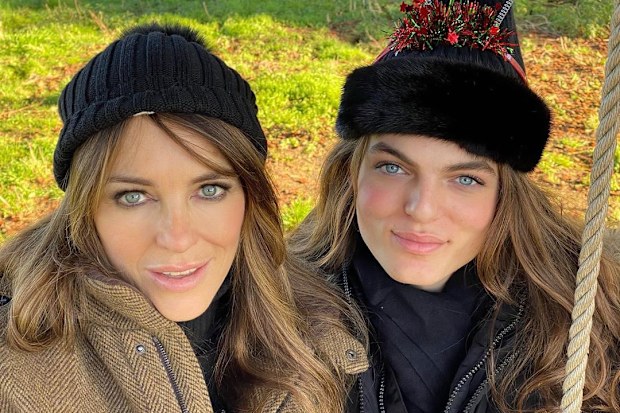 Liz Hurley and Damian Hurley