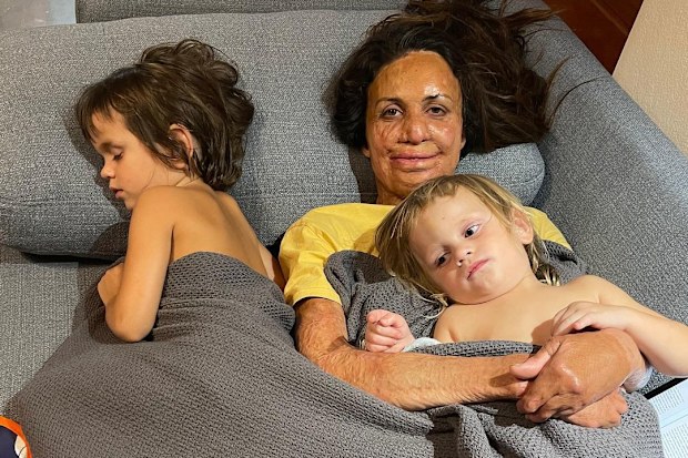 The accident happened while Turia was visting family with her two boys, Hakavai and Rahiti