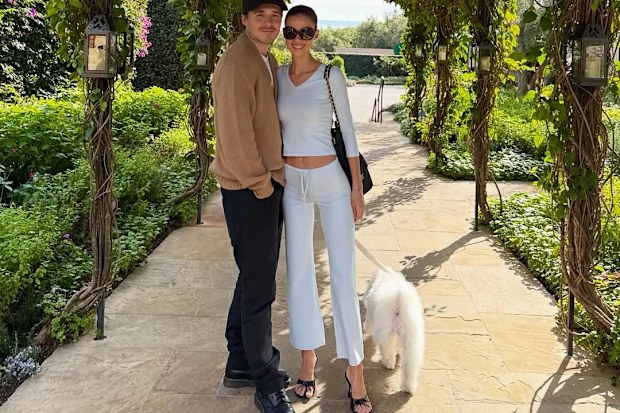 Brooklyn Beckham on romantic getaway with wife Nicola Peltz January 2026.