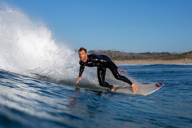 Surfer and lifeguard Blake Thornton