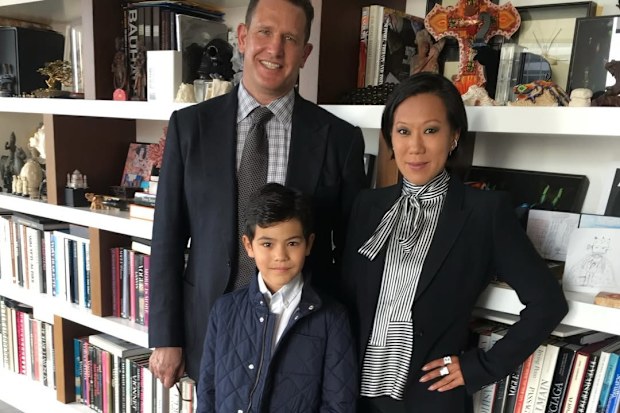 Lynn Ban and her son Sebastian