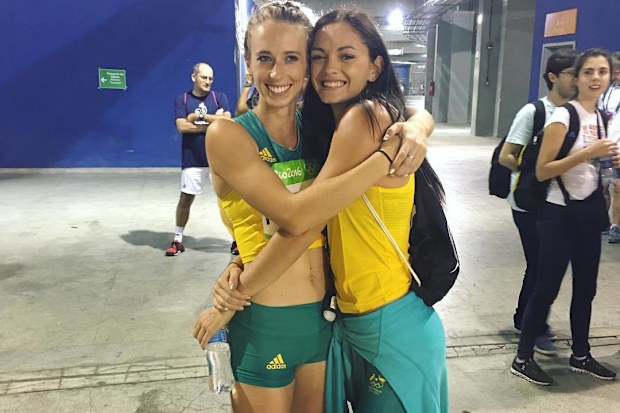 Olympian Ella Nelson in Brazil for Rio 2016.