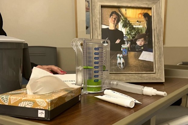 Olivia Munn shares photograph from hospital room of her partner John and their son.