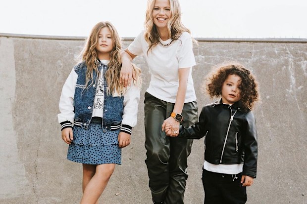 Tammin Sursok and two daughters. 