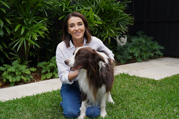 Dr Katrina Warren with her dog Chilli