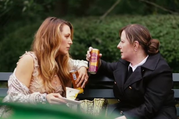 Blake Lively and Zuzanna Szadkowski in the new ad for Betty Booze