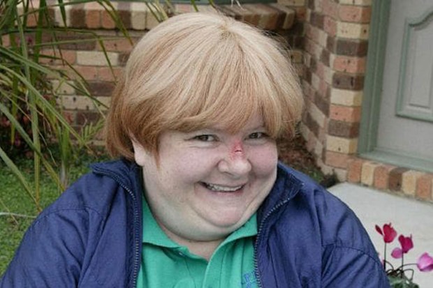 Magda Szubanski as Sharon Strzelecki on Kath & Kim. 