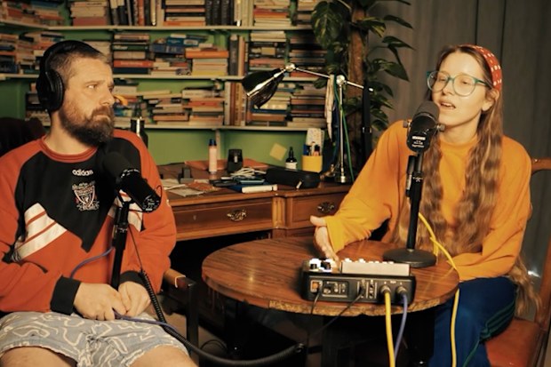 Jessie Cave and Alfie Brown podcast