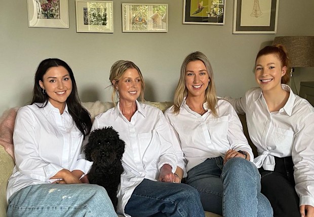 Leane Flynn with her three daughters.