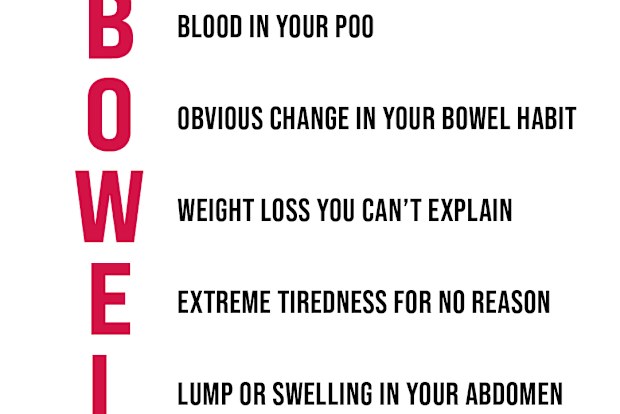 Credit: Bowel Cancer Australia.
