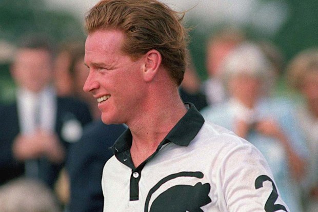 Major James Hewitt at the Royal Berkshire Polo Club after playing in a match in aid of the Kuwait and British Women's Support Group.   (Photo by Martin Keene - PA Images/PA Images via Getty Images)