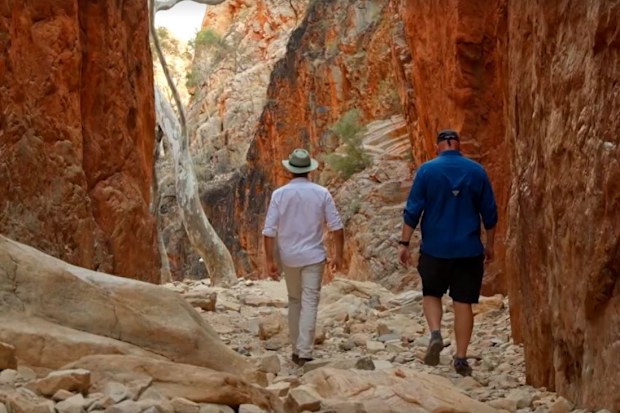 david whitehill visits simpson gap in NT