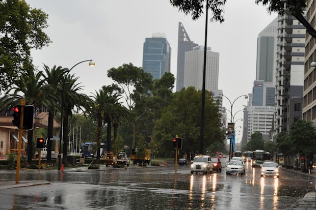 The current Perth July rainfall is at 91.8mm. (AAP)