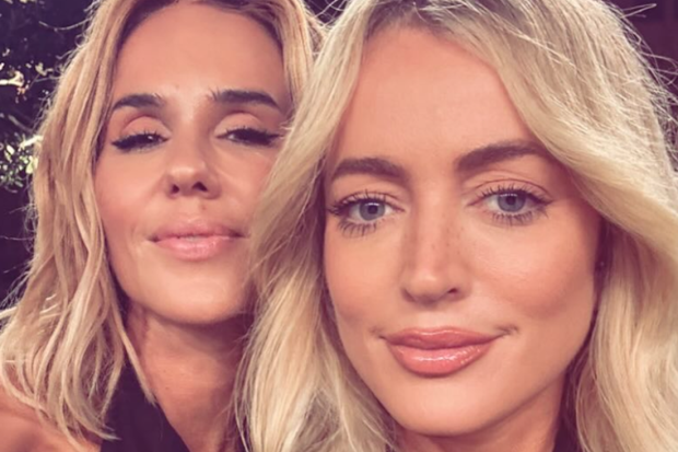 Jackie O Henderson and Pip Edwards together at the Carla Carla Zampatti show, Australian Fashion Week 2025