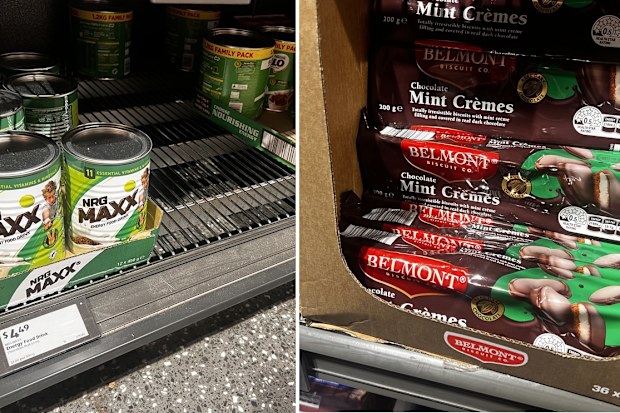 aldi dupes milo and biscuits