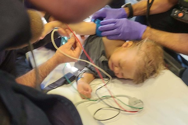 Mum's warning after toddler almost drowns in friend's pool