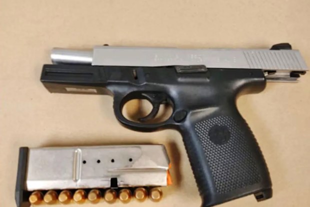 Gun allegedly used to shoot Abrielle Baldwin.