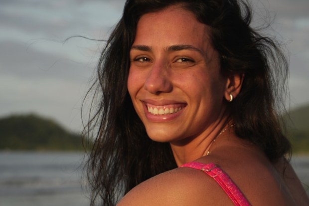 Brazilian Olympic swimmer Ana Carolina Vieira.